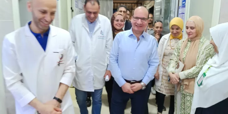 وكيل صحة الدقهلية يشيد بجهود وحدة السكتة الدماغية بالسنبلاوين