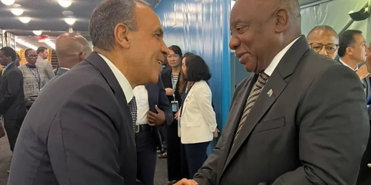 وزير الخارجية خلال لقائه رئيس جنوب إفريقيا: نعتز بالعلاقات التاريخية الوثيقة بين البلدين