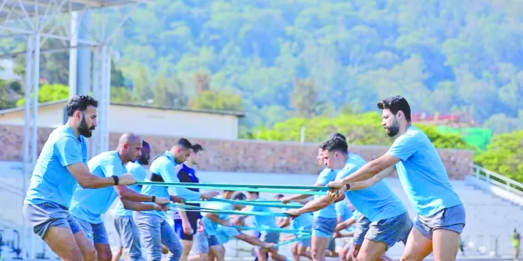 «بيراميدز» يختتم استعداداته لمواجهة الجيش الرواندى