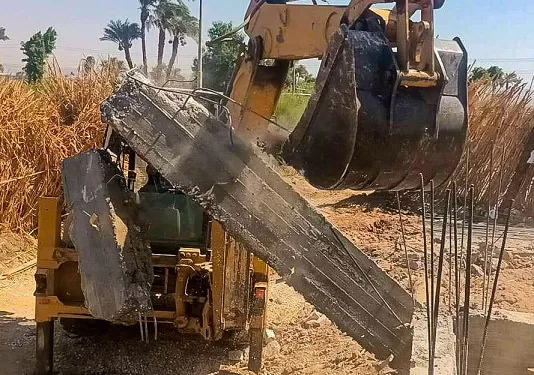 سوهاج تزيل 1319 تعديًا في أسبوعين ضمن المرحلة الثانية من الموجة 27