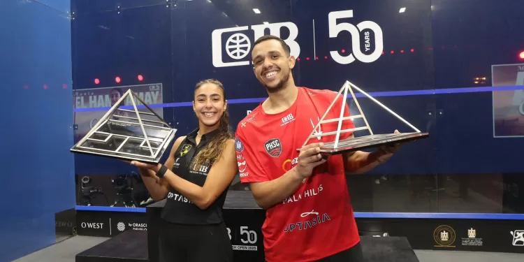 وزير الرياضة يهنئ هانيا الحمامي ومصطفى عسل بلقبي بطولة مصر المفتوحة للإسكواش 1 - جريدة الجمهورية وزير الرياضة يهنئ هانيا الحمامي ومصطفى عسل بلقبي بطولة مصر المفتوحة للإسكواش