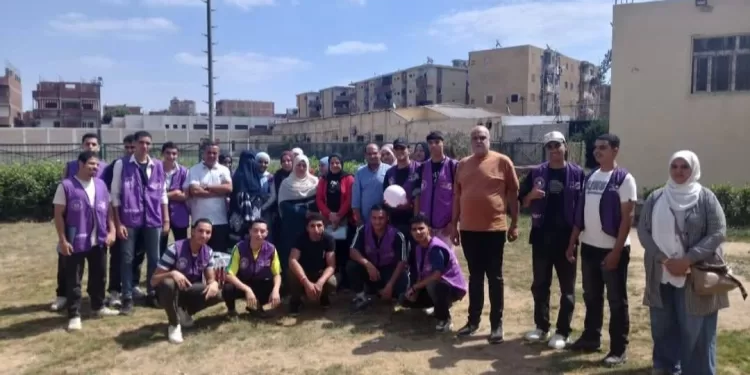 انطلاق فعاليات معسكر اليوم الواحد لأندية التطوع بمركز شباب منيا القمح