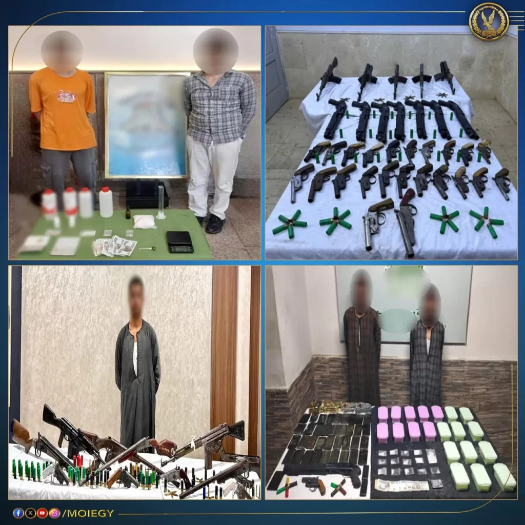ضربات متواصلة لتجار الموت والسلاح بالصعيد.. مصرع «شقي خطر» وضبط أعوانه بشحنة مخدرات بـ136 مليون جنيه وترسانة سلاح 3 - جريدة الجمهورية WhatsApp Image 2025 09 28 at 8.41.38 PM - جريدة الجمهورية