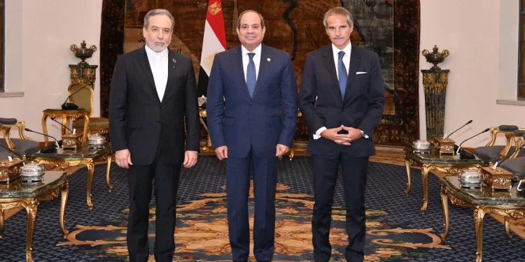 السيسي يشيد باتفاق استئناف التعاون بين إيران والوكالة الدولية للطاقة الذرية بوساطة مصرية