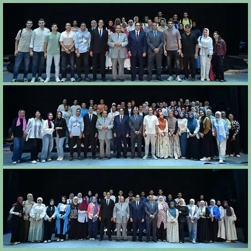 رئيس جامعة القاهرة يشهد إحتفالية تكريم الطلاب المتميزين فى الأنشطة الجامعية تقديراً لتفوقهم ومشاركتهم الفعالة 6 - جريدة الجمهورية 019 - جريدة الجمهورية