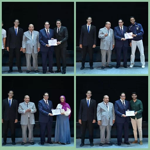 رئيس جامعة القاهرة يشهد إحتفالية تكريم الطلاب المتميزين فى الأنشطة الجامعية تقديراً لتفوقهم ومشاركتهم الفعالة 2 - جريدة الجمهورية 02 10 - جريدة الجمهورية