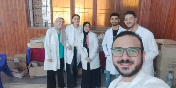 انطلاق قافلة طبية شاملة لتقديم الخدمات الطبية لأهالي حلوان