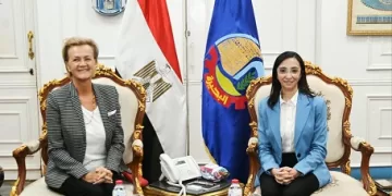 محافظ البحيرة تستقبل سفيرة الاتحاد الأوروبي لبحث تعزيز التعاون المشترك