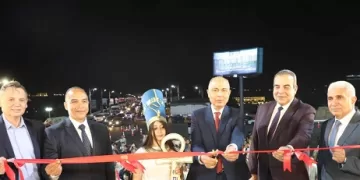 محافظ المنيا يفتتح ميدان النيل بعد انتهاء أعمال التطوير