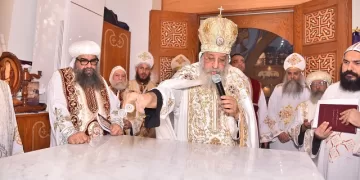  البابا تواضروس يدشن كاتدرائية الأنبا أنطونيوس والأرشدياكون حبيب جرجس أسيوط الجديدة