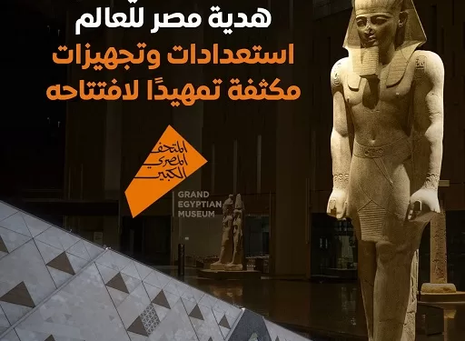 شاشات عرض بشوارع الشرقية لنقل مراسم إفتتاح المتحف المصرى الكبير 1 - جريدة الجمهورية شاشات عرض بشوارع الشرقية لنقل مراسم إفتتاح المتحف المصرى الكبير