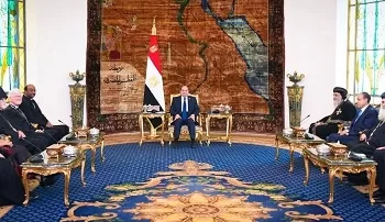 الرئيس السيسي يستقبل قداسة البابا ووفد مجلس الكنائس العالمي 2 - جريدة الجمهورية الرئيس السيسي يستقبل قداسة البابا ووفد مجلس الكنائس العالمي