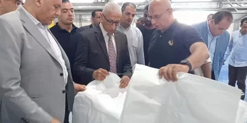 محافظ شمال سيناء يتفقد مصنع البلاستيك بالمنطقة الصناعية في بئر العبد تمهيدًا لافتتاحه