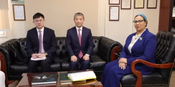 أمل عمار وسفير الصين يناقشان توسيع الشراكة في دعم المرأة والتنمية المستدامة