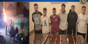 عرضوا حياة المواطنين للخطر باستهتارهم.. أطلقوا الألعاب النارية احتفالًا بالإفراج عن أحدهم