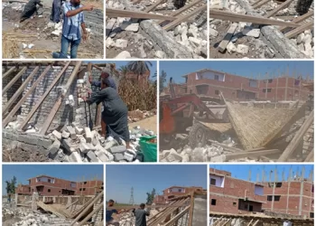 تنفيذًا لتوجيهات القيادة السياسية: إزالة 12 تعديًا على أملاك الدولة بالشرقية في الموجة 27 3 - جريدة الجمهورية تنفيذًا لتوجيهات القيادة السياسية: إزالة 12 تعديًا على أملاك الدولة بالشرقية في الموجة 27