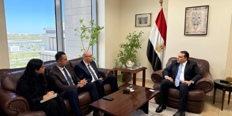 التمثيل التجاري يبحث خطط «سان جوبان» لمضاعفة صادراتها إلى إفريقيا 1 - جريدة الجمهورية التمثيل التجاري يبحث خطط «سان جوبان» لمضاعفة صادراتها إلى إفريقيا