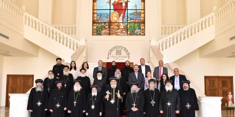 جولة تفقدية للبابا تواضروس بأكاديمية مار مرقس في وادي النطرون