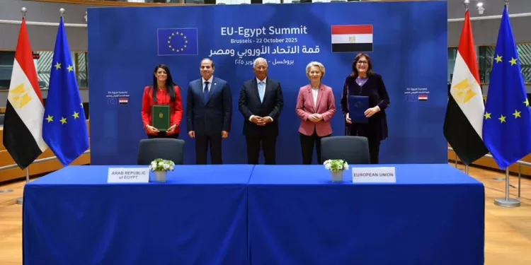 مصر والاتحاد الأوروبي يوقّعان اتفاق المرحلة الثانية لآلية مساندة الاقتصاد ودعم الموازنة بقيمة 4 مليارات يورو