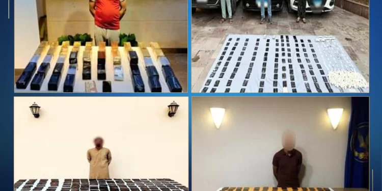 ضربات أمنية ناجحة ضد «تجار الموت» في مطروح.. ضبط شحنة مخدرات بـ94 مليون جنيه وترسانة سلاح