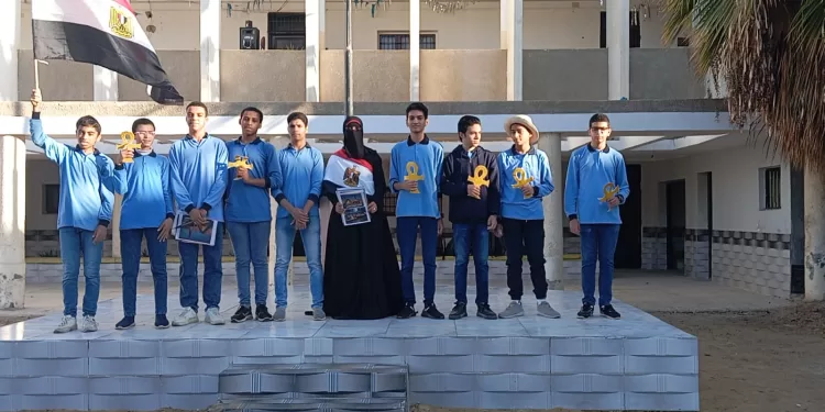 مدرسة جمال عبد الناصر الثانوية بالسويس تحتفل بافتتاح المتحف المصرى 1 - جريدة الجمهورية مدرسة جمال عبد الناصر الثانوية بالسويس تحتفل بافتتاح المتحف المصرى