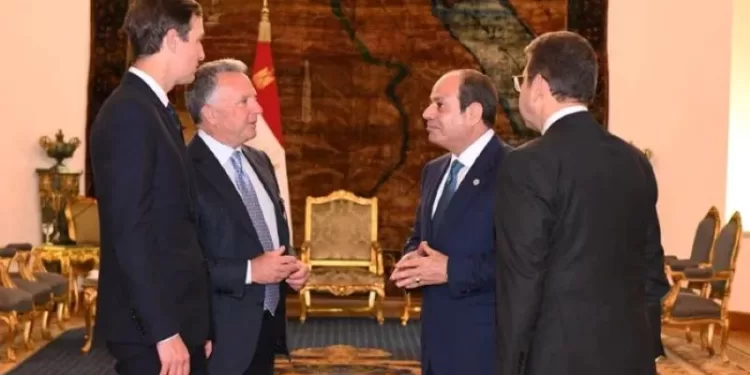 الرئيس لـ «ويتكوف وكوشنير»: سنواصل العمل مع واشنطن والوسطاء لتنفيذ الاتفاق بإخلاص ومسئولية