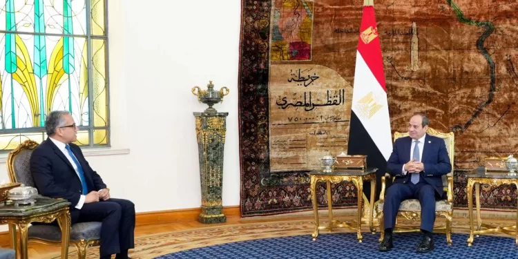 الرئيس السيسي يستقبل د.خالد العناني المدير العام المنتخب لـ «اليونسكو»