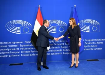 السيسي يؤكد خلال لقائه رئيسة البرلمان الأوروبي على ضرورة تثبيت وقف إطلاق النار في قطاع غزة 2 - جريدة الجمهورية السيسي يؤكد خلال لقائه رئيسة البرلمان الأوروبي على ضرورة تثبيت وقف إطلاق النار في قطاع غزة