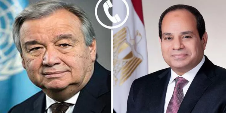 «السيسي» لـ«جوتيريش»: لا بد من تنفيذ كامل لاتفاق وقف الحرب في غزة 1 - جريدة الجمهورية «السيسي» لـ«جوتيريش»: لا بد من تنفيذ كامل لاتفاق وقف الحرب في غزة