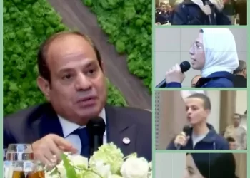 فخامة الرئيس عبدالفتاح السيسي يشيد بطلاب جامعة القاهرة المشاركين في فترة المُعايشة بالأكاديمية العسكرية