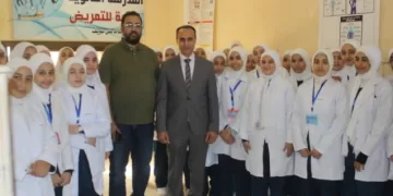 وكيل وزارة الصحة في بني سويف يقوم بجولة تفقدية لمدرسة التمريض بقرية تزمنت الشرقية