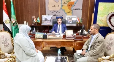 خلال لقاءاته اليومية.. محافظ المنوفية يوجه بصرف مساعدات عاجلة للمواطنين 1 - جريدة الجمهورية «محافظ المنوفية» يوجه بتكثيف الجهود لإنهاء ملف «تقنين أراضي أملاك الدولة» بشكل نهائي