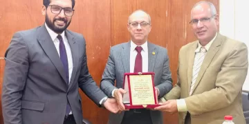 اللواء محمد الهمشري يحاضر في جامعة حلوان عن تحديات الأمن القومي وسبل المواجهة بالوعي