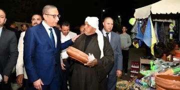 محافظ الفيوم يفتتح مهرجان قرية تونس للحرف اليدوية في دورته الـ12