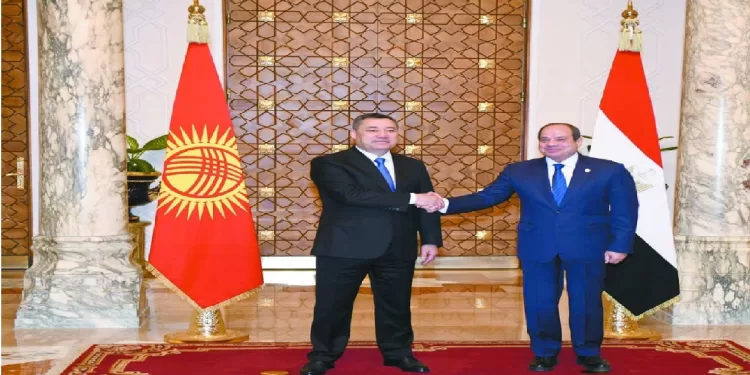 زيارة تاريخية.. الرئيس يستقبل نظيره القيرغيزى جاباروف 1 - جريدة الجمهورية زيارة تاريخية.. الرئيس يستقبل نظيره القيرغيزى جاباروف