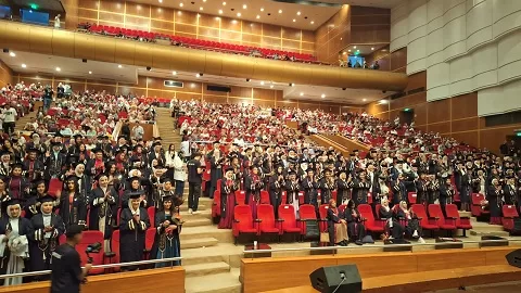 حفل تخرج «كلية بنات عين شمس» في مجمع الفنون بجامعة حلوان 4 - جريدة الجمهورية 3 17 - جريدة الجمهورية