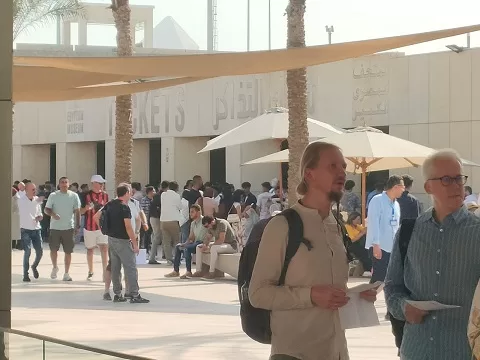 بمشاركة جماهيرية غير مسبوقة.. «المتحف المصري الكبير» يختبر خدمة الدليل الصوتي الجديدة 41 - جريدة الجمهورية 40 2 - جريدة الجمهورية