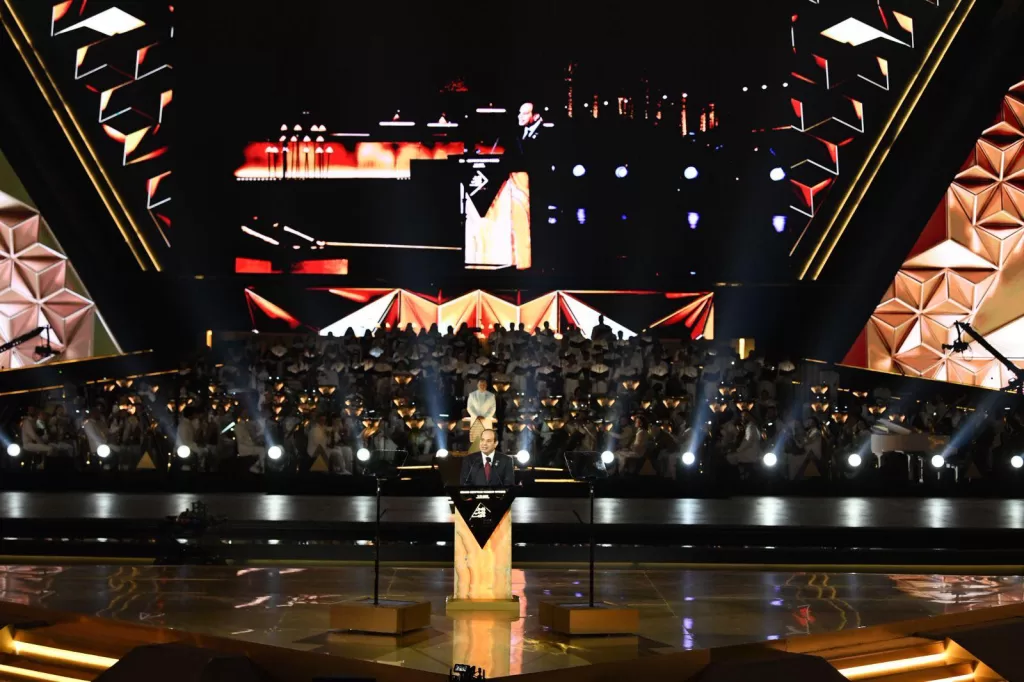 بث مباشر الآن الرئيس عبد الفتاح السيسي والسيدة قرينته يشهدان احتفالية افتتاح المتحف المصري الكبير«هدية مصر للعالم» 11 - جريدة الجمهورية 571739858 1383603569795034 7849368386686348969 n - جريدة الجمهورية