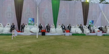 دعم زواج 21 عروسة ببني سويف برعاية مديرية التضامن الإجتماعى