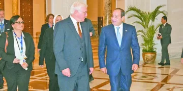 تعزيز الشراكة الإستراتيجية مع ألمانيا سياسيًا  وعسكريًا وأمنيًا