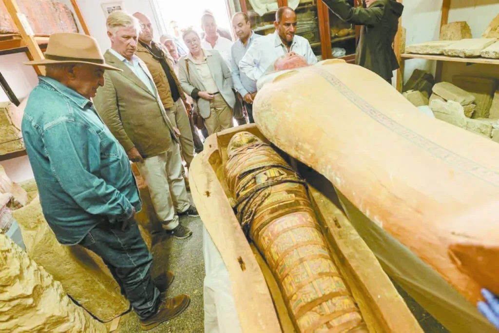 فى حضرة أجدادنا .. زيارات ملكية لأصحاب الحضارة المصرية 4 - جريدة الجمهورية IMG 20251104 WA0015 - جريدة الجمهورية