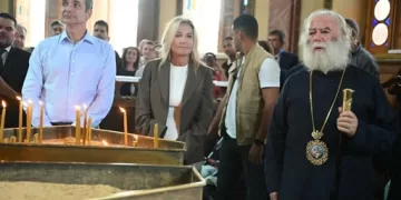 رئيس وزراء اليونان يزور دير مارجرجس البطريركي بمصر القديمة