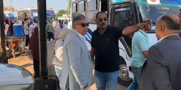 محافظ الدقهلية يتفقد موقف السيارات بجديلة