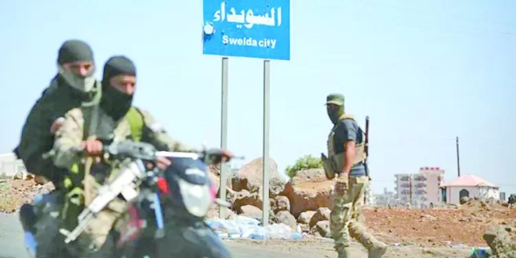 تواصل الاشتباكات بين «الأمن العام» والحرس الوطنى فى «السويداء» 1 - جريدة الجمهورية صابر و«بوبو».. مقابل فيصل