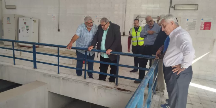 «حسن » يتابع جاهزية محطات الصرف الصحي  بالجنوب وحلوان استعداداً لموسم الأمطار