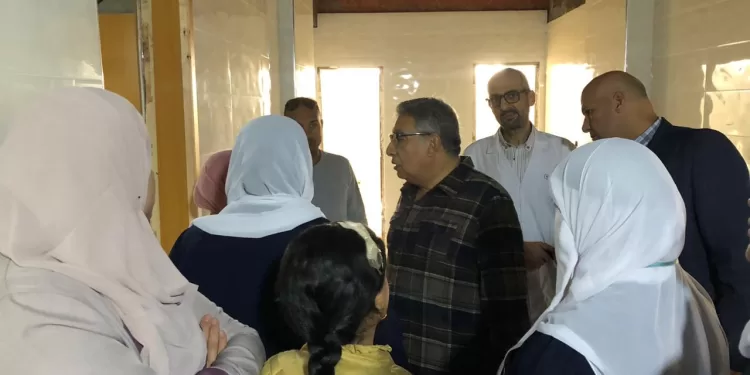 محافظ الدقهلية يتفقد أعمال تطوير مستشفى طلخا