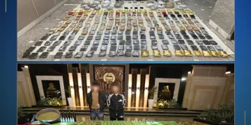 الداخلية لهم بالمرصاد حماية لأبناء الوطن.. «تجار الموت» سقطوا بعد معركة بـ«الآلي» بطن مخدرات و61 قطعة سلاح بسوهاج