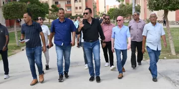 ٩٠٪ نسبة تنفيذ وحدات «سكن لكل المصريين» بحي النرجس في العاشر من رمضان
