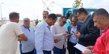 متابعة أعمال البنية التحتية للإسكان الأخضر بـ «حدائق العاشر»