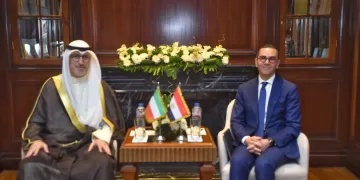 مصر والكويت تبحثان مضاعفة التبادل التجاري والاستثمارات المشتركة